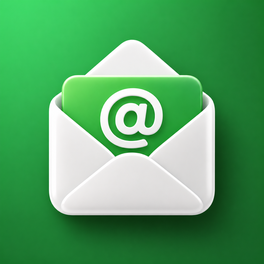 Fade app icon, a green gradient tile